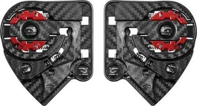 Produktbild von Ls2 Ff323 Helmvisier Mechanismus Kit Schwarz Schwarz One Size