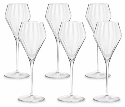 Immagine prodotto di Georg Jensen - Bicchieri da champagne Bernadotte, capacità 410 ml, set da 6