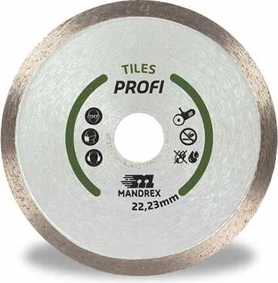Produktbild von MandreX Diamanttrennscheibe Tiles Profi Ø 115 mm Bohrung 22,23 mm