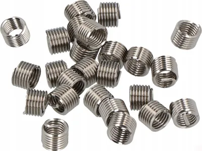 Produktbild von LUXTOM | Selbstschneidender Gewindeeinsätze, M5 x 0,8mm, 20-teilig, Helicoil Gewinde Reparatur Einsatz, Innengewinde Set, Reparatureinsatz