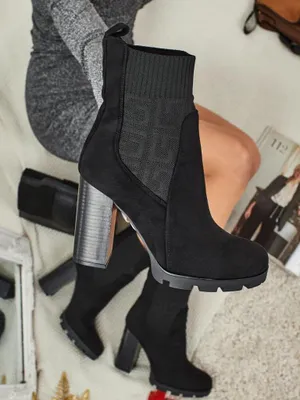 Produktbild von Damen Stiefeletten Öko-Wildleder mit Blockabsatz Vansoria, Größe 38