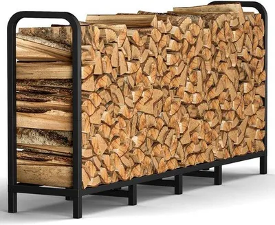 Obrázek produktu pro Artigarden, stojan na dřevo do krbu, výška nastavitelná, stabilní, vhodný pro použití v interiéru. Výška: 162 cm