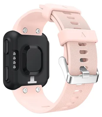 Produktbild von By Qubix Silikonarmband - Rosa - passend für Garmin Forerunner 35 / 30