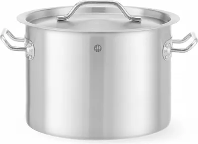 Immagine prodotto di Pentola media con coperchio, HENDI, linea Budget, 9L, €250 x (H) 180mm