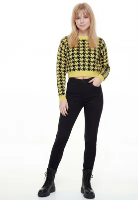 Image de Pull pour femme Speedlight - Jaune, taille M