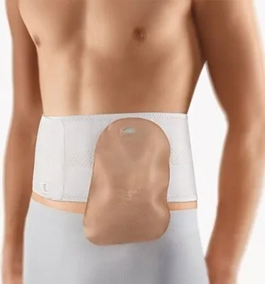 Produktbild von Bort Stoma-Bandage, weiß>>>>Ausf.: Höhe 15 cm Gr. S