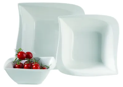 Schalenset 3-teilig, Porzellan, weiß, 17,5/21,5/26,5 cm