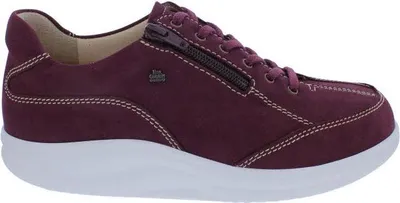 Produktbild von Finn Comfort Halbschuh Otaru 2913-007527, Finnamic Abrollsohle, Nubukleder, Dunkelrot, Weiche Fußbettung zum Wechseln 40 1/2