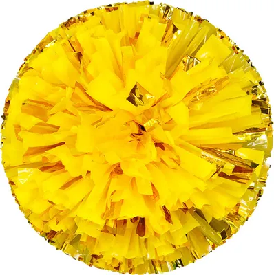 Produktbild von 6 Stück Cheerleading-Pom-Poms Mit Einfach Zu Greifendem Ring, Sport-Tanz-Cheer-Plastik-Pom-Poms Cheerleading Für Sport-Teamgeist-Jubel(Gelb & Gold)