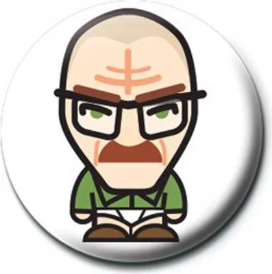 Immagine prodotto di Breaking Bad - Badge a bottone - Walt Cartoon