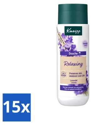 Productafbeelding van 15 x Kneipp Douchegel Relaxerend - Lavendel - 200 ml - Voordeelverpakking - 15 stuks