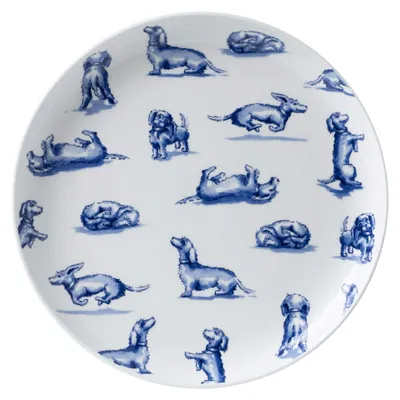 Heinen Delfts Blauw – Frühstücksteller Teckel Nhaan – Bild 1