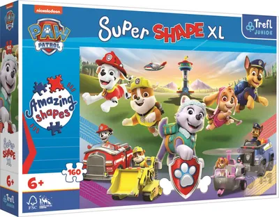 Produktbild von TREFL Puzzle Super Shape XL Paw Patrol 160 Teile