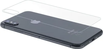 Produktbild von Apple iPhone XS Panzer Schutz Glas Rückseite Back Hinten Schutzglas Echtglas Transparent