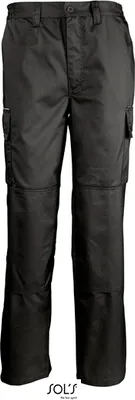 Produktbild von SOLs ProWear 80600 | Herren Workwear Trousers Active Pro / Waschbar bis 60 °C - Farbe: Black - Größe: XXL (50)