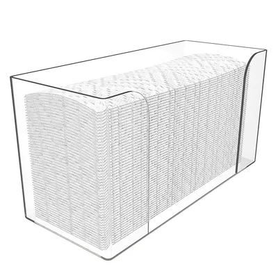 Produktbild von Papierhandtuchhalter Acryl , Taschentücher Box Spender, Handtuchspender für Papierhandtücher, Transparent Kosmetiktücherboxen,27.7*10.9*16.5cm
