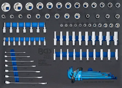 Obrázek produktu pro BGS technic Tool Tray 3/3: Sockets / Combination Spanners, 4648 mm, 4,65 kg