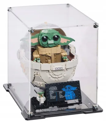 Produktbild von Blacked Brick Vitrine für LEGO® 75403 Star Wars – Grogu in der Schwebewiege