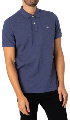 Produktbild von GANT Reguläres Shield-Pique-Poloshirt, Blau 3XL