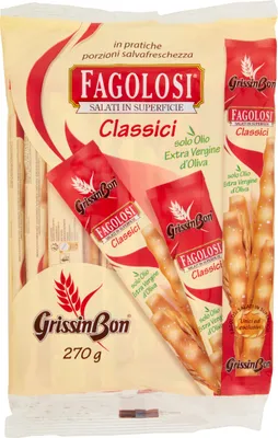 Zdjęcie produktu dla Klasyczne paluszki chlebowe 270g - GrissinBon