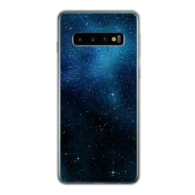 Produktbild von MuchoWow® Handyhülle Schutzhülle Hülle für Samsung Galaxy S10 Galaxie - Nacht - Galaxie - Jungen - Mädchen - Kinder Silikon Softcase Handy Hülle - Handytasche