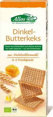 Produktbild von Allos - Dinkel-Butterkeks - 150g