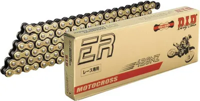 Produktbild von Did 428Nzg&B-124 Gold Kette (124 Glieder) Ohne O-Ringe (Offen + Verschluss)