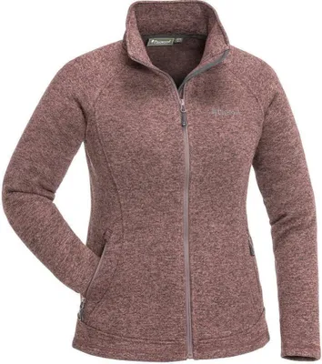 Produktbild von Pinewood 9372 Gabriella Damen Strick Fleecejacke Maron Rose Melange (800) S