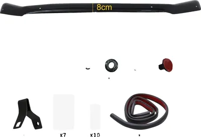 Obrázek produktu pro Deflektor kapoty, odolný materiál ABS, snadná instalace, ochrana kapoty motoru