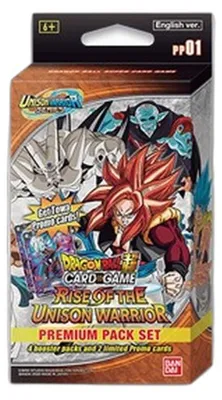 Zdjęcie produktu dla Dragon Ball Super Rise of the Unison Warrior: Premium Pack Set