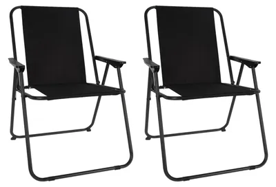 Produktbild von 2 Stück Campingstuhl Klappstuhl Faltstuhl Stoff Oxfort Metall