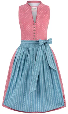 Productafbeelding van Stockerpoint damesdirndl Luciana, koraalrood, maat 42