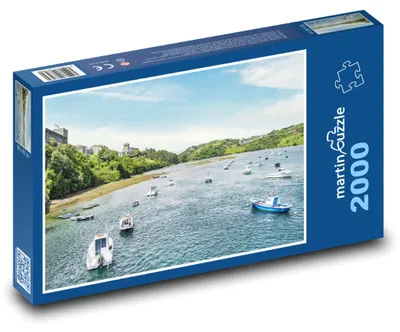 Obrázok produktu pre Puzzle 2000 Morská krajina s plachetnicami - martinpuzzle