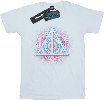 Produktbild von Harry Potter - "Deathly Hallows" T-Shirt für Damen BI26817 (XL) (Weiß)