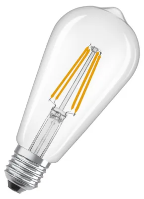 Immagine prodotto di OSRAM Lampada LED Stella a candela filamento B15, 2700 K bianco caldo, 1 W, E14, trasparente, 136 lm, 15.000h, per piccoli apparecchi di illuminazione, apparecchi decorativi