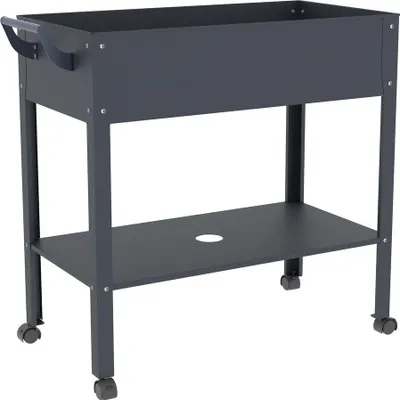 Image de Table de rempotage "Hibiscus" - 82 x 43 x 83 cm - Anthracite