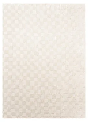 Produktbild von Japandi Teppich - Yori Checkerboard Creme