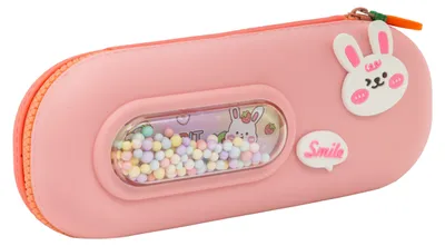 Zdjęcie produktu dla Piórnik piankowy saszetka Eva 3D Bunny Pink Astra