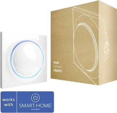 Produktbild von Fibaro Walli, Intelligenter dimmer, 40 m, 50 m, Extern, Kabellos, Weiß