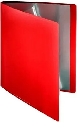 Produktbild von FSY Sichtbuch flexibel, 20 Hüllen, A4, PP rot, 1 Stück