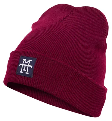 Imagen del producto de Omgoods - Gorro de lana tipo beanie para el invierno, color burdeos
