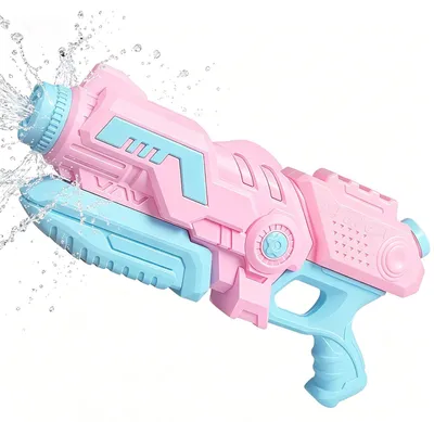 Immagine prodotto di Pistola ad acqua per bambini, capacità di 650 ml, grande gittata, giocattolo per l'acqua ideale per il giardino