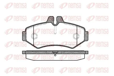 Produktbild von REMSA Bremsbeläge Satz Hinten Bremsklötze passend für MERCEDES-BENZ G-Klasse SUV (W463) 0733.00