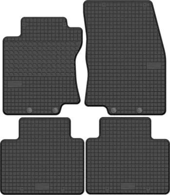 Image de Tapis de sol en caoutchouc pour Nissan X-Trail III 2013-2021 (SUV) – 4 pièces, noirs, sur mesure