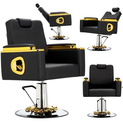Obrázok produktu pre Kadernícke kreslo Midas hydraulické do kaderníckeho salónu barber shop Barberking