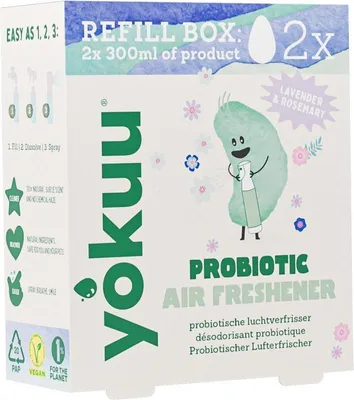 Produktbild von Yokuu Probiotische Luchtverfrisser Navulverpakking (2 stuks)