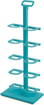 Immagine prodotto di DON HIERRO - Portascarpe TIDY, stretta rastrelliera in metallo per 5 paia di scarpe, ideale per corridoi e guardaroba