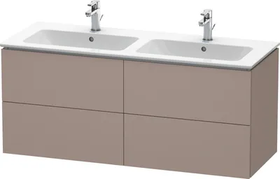 Image de Duravit L-Cube Meuble sous-lavabo suspendu, 4 tiroirs, 1290x550x481mm, LC625904343