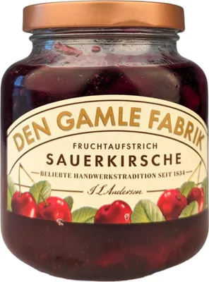 Produktbild von Den Gamle Fabrik Sauerkirsche Fruchtaufstrich 380g