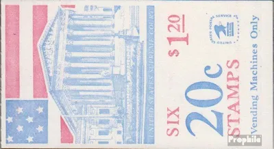 Produktbild von Briefmarken USA 1981 Mi MH0-103 (kompl.Ausg.) postfrisch Flagge